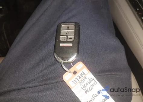 2019 Honda Accord Ex-L z USA, uszkodzony, nr VIN 1HGCV1F51KA114529